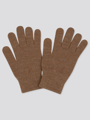 Men Heattech Knitted Gloves