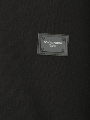 Dolce & Gabbana Logo Plaque Sweatshirt