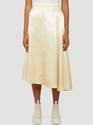 Jil Sander Mia Asymmetric Midi Skirt