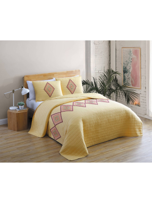 Shoshanna 3pc Boucle Tufted Quilt Set - Geneva Home Fashion