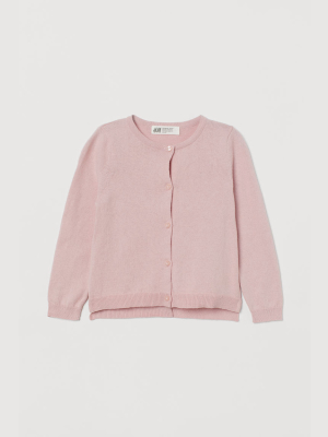 Fine-knit Cotton Cardigan