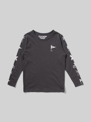 Munsterkids Pacemaker L/s Tee- Soft Black