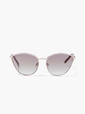 Metal Cat-eye Sunglasses