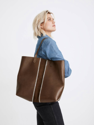 The Transport Tote: Suede Inset Edition