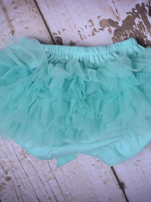 Ruffled Pants - Aquamarine