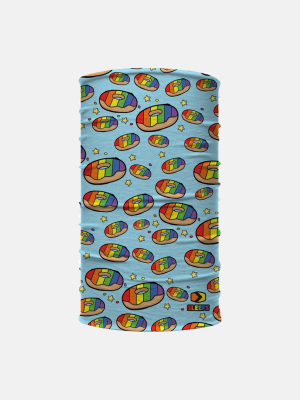 Rainbow Donuts Neck Gaiter