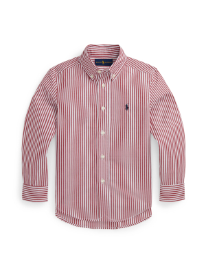 Striped Cotton Poplin Shirt