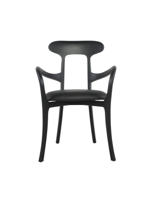 Kringle Teak Dining Chair - Leather