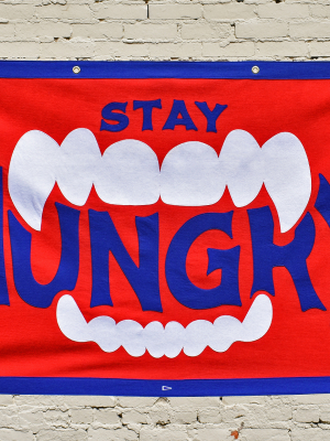 Stay Hungry Championship Banner • Oxford Pennant Original