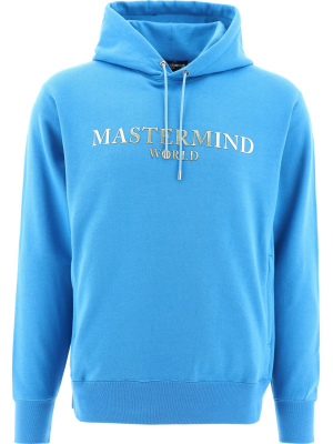 Mastermind World Graphic Print Drawstring Hoodie