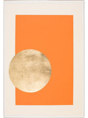 Sunset Series Orange Framed