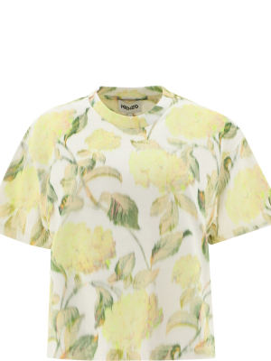 Kenzo Floral Printed T-shirt