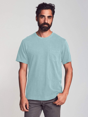 Sunwashed Pocket Tee- Jade