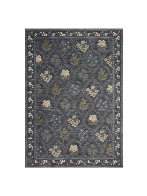 Loloi Rifle Paper Co. Hawthorne Rug - Navy