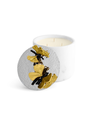 Butterfly Ginkgo Marble Candle