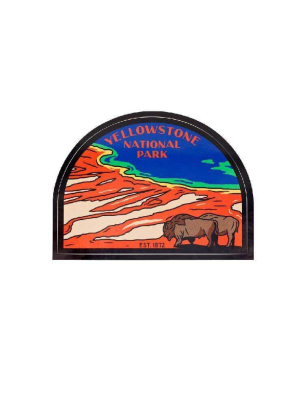 Yellowstone National Park Sticker | Sendero Provisions Co.