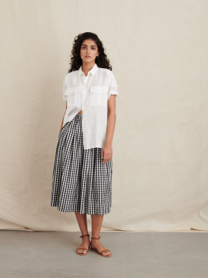 June Pull On Skirt In Gingham