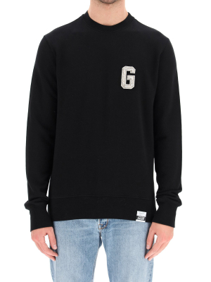 Golden Goose Deluxe Brand Logo Patch Crewneck Sweatshirt