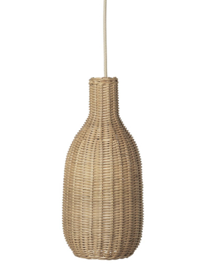 Braided Bottle Lamp Shade