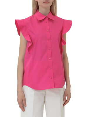 Pinko Ruffled Sleeve Shirt