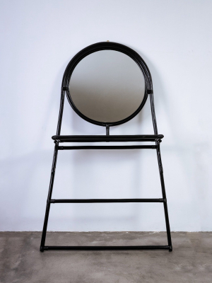 Charyn Standing Mirror With Shelf