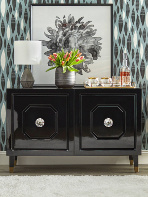 Jaslene Buffet Media Cabinet Black - Angelo:home