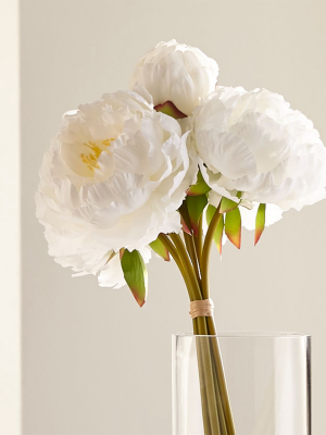 White Peony Bunch