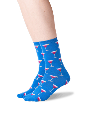 Women's Cosmo Cocktail Crew Socks