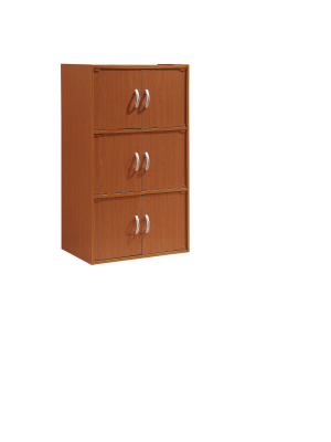 Storage Cabinet Cherry - Hodedah Import