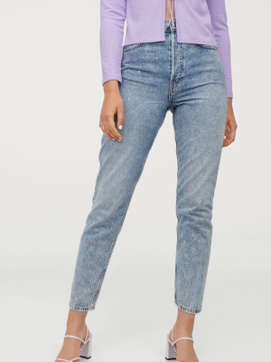 Mom High Ankle Jeans