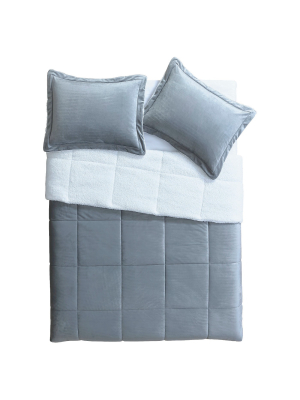 Micro Mink Sherpa Comforter Set - Vcny®