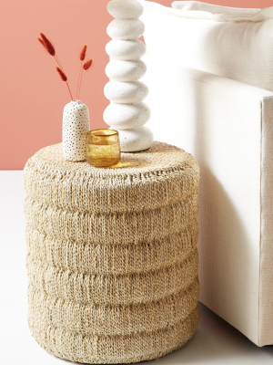 Pandan Rope Drum Side Table