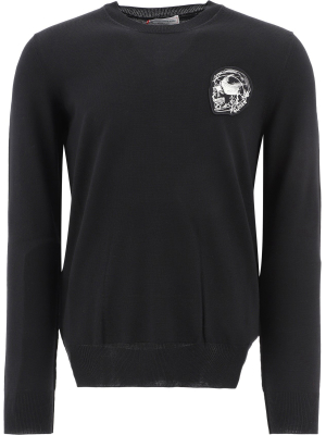 Alexander Mcqueen Skull Patch Knit Jumper