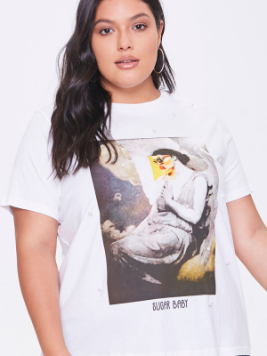 Plus Size Sugar Baby Graphic Tee