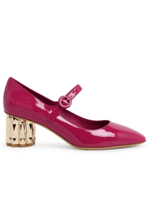 Salvatore Ferragamo Ortensia Strapped Pumps