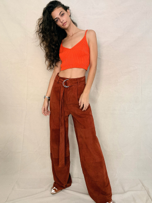 Poppy Suede Pants