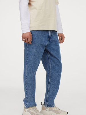 Relaxed Tapered Pull-on Jeans