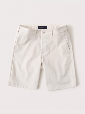 Plainfront Shorts