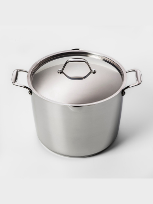 12qt Stainless Steel Stock Pot With Lid - Made By Design™