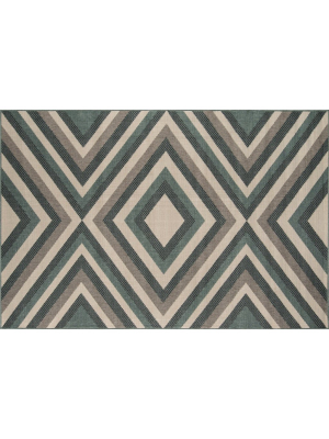 Diamond Sage Baja Rug