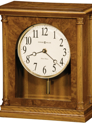 Howard Miller 635132 Howard Miller Carly Mantel Clock 635-132 Golden Oak