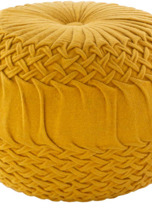 Alana Pouf In Mustard