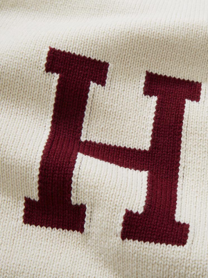 Harvard Letter Sweater (creme)