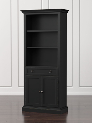 Cameo Bruno Black Storage Bookcase