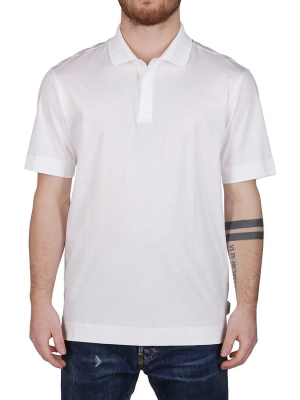 Z Zegna Plain Collar Polo Shirt