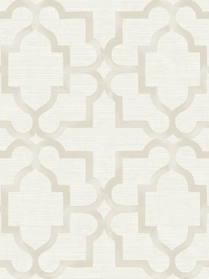 Jarrett Geometric Wallpaper In Metallic And Neutrals By Carl Robinson For Seabrook Wallcoverings