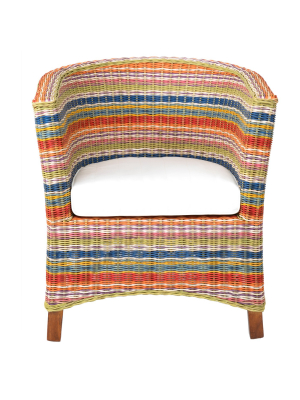 Highland Rattan Occasional Chair - Multi Colored - East At Main