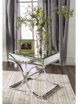 Lila End Table Chrome - Iohomes