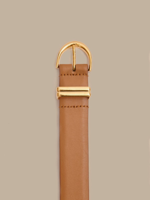 The Brooke Double-wrap Belt In Caramel