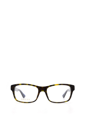 Gucci Eyewear Rectangular Frame Glasses